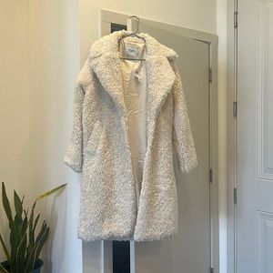 Abercrombie Teddy Long Coat NWT